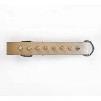 Coleira de couro para cachorro Pet Cher Rock